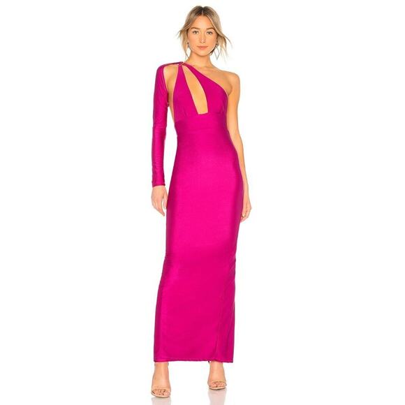 Michael Costello Dresses & Skirts - $198 Michael Costello X Revolve Magenta Jersey Bradley Maxi Dress Small NEW